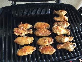 Chicken wings on shop george foreman grill