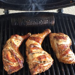 Grilled Provencal Marinated Chicken Quarters