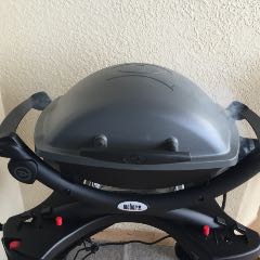 Outdoor Electric Grill Smoke